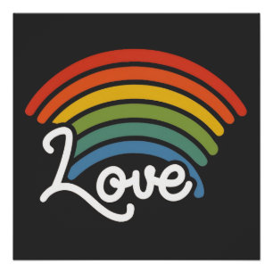 Poster Un arc-en-ciel d'amour