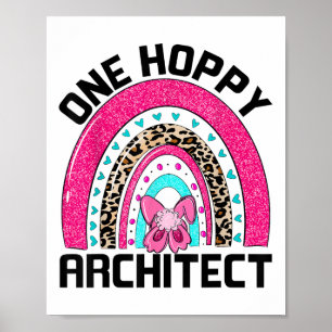 Poster Un Architecte Hoppy Pâques Pour Architecte Pâques