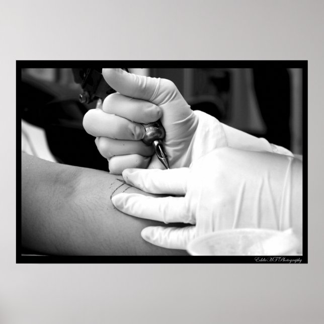 Poster Un Artiste Au Travail (Devant)