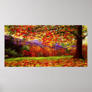 Poster Un automne bruyant en Nouvelle-Angleterre