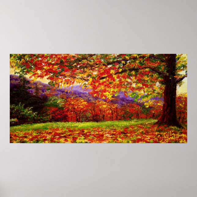 Poster Un automne bruyant en Nouvelle-Angleterre (Devant)