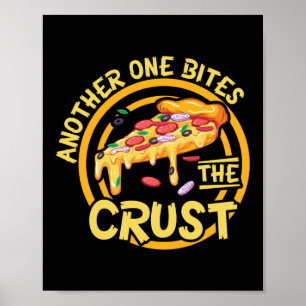Poster Un Autre Met La Pizza Poulet Drôle De La Croûte