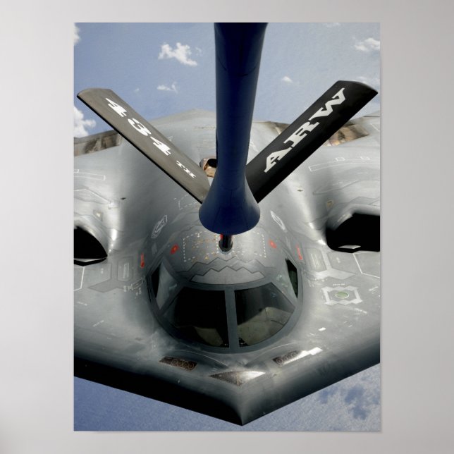 Poster Un avion B-2 Spirit en position (Devant)