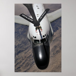 Poster Un avion de reconnaissance interarmées RC-135 Rive