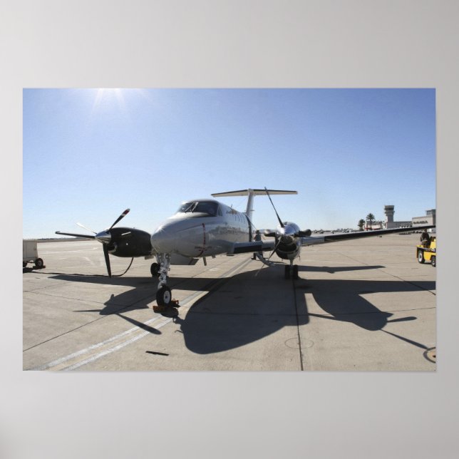 Poster Un avion UC-12F King Air (Devant)