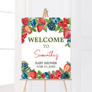 Poster Un Baby shower Berry Sweet