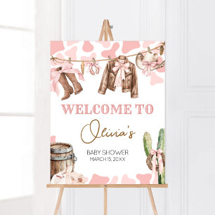 Poster Un Baby shower De Petite Femme