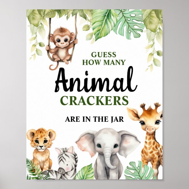 Poster Un Baby shower Un Peu Sauvage (Devant)