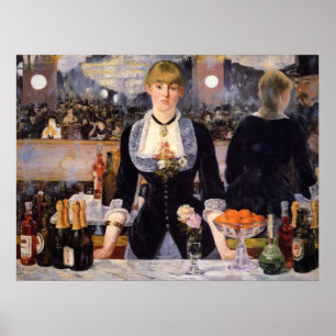 Poster Un bar à Folies-Bergère