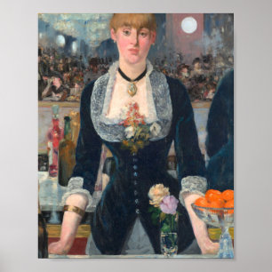 Poster Un Bar Aux Folies Bergere - Edouard Manet