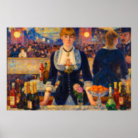 Un bar aux Folies-Bergère par Édouard Manet