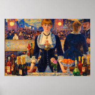 Poster Un bar aux Folies-Bergère par Édouard Manet