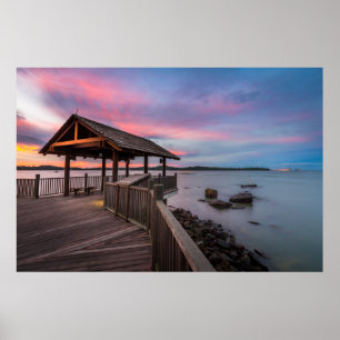 Poster Un Beau coucher de soleil