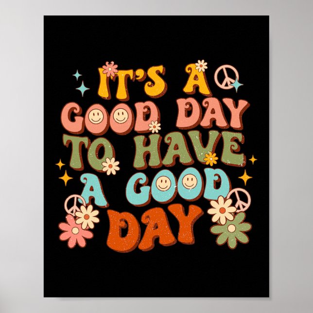 Poster Un Bon Jour Pour Avoir Une Bonne Journée De Santé  (Devant)
