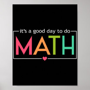 Poster Un Bon Jour Pour Faire Le Test Math Jour Test Math