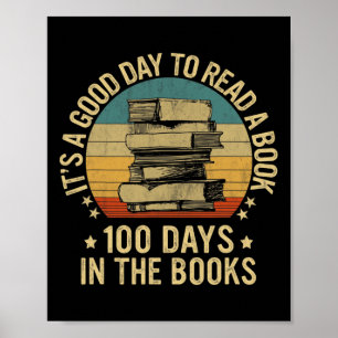 Poster Un Bon Jour Pour Lire Un Livre Amateurs 100 Jours