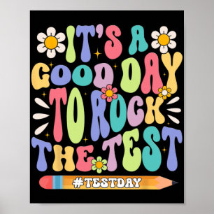 Poster Un Bon Jour Pour Rocher Le Test Super Motivat Test