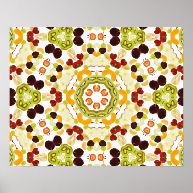 Poster Un bon karma et bien-être à partir d'une alimentat (Devant)