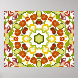 Poster Un bon karma et bien-être à partir d'une alimentat