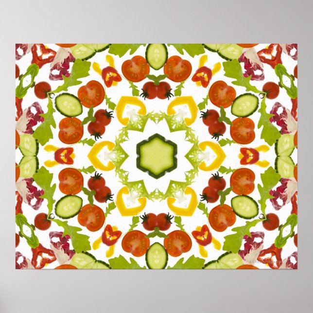 Poster Un bon karma et bien-être à partir d'une alimentat (Devant)