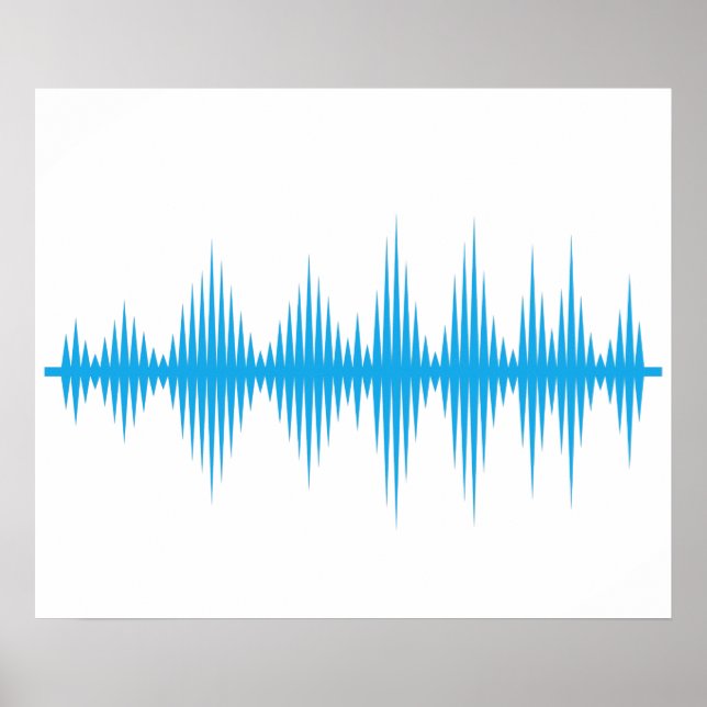 Poster Un cadeau d'art à ondes sonores pour elle / lui (Devant)