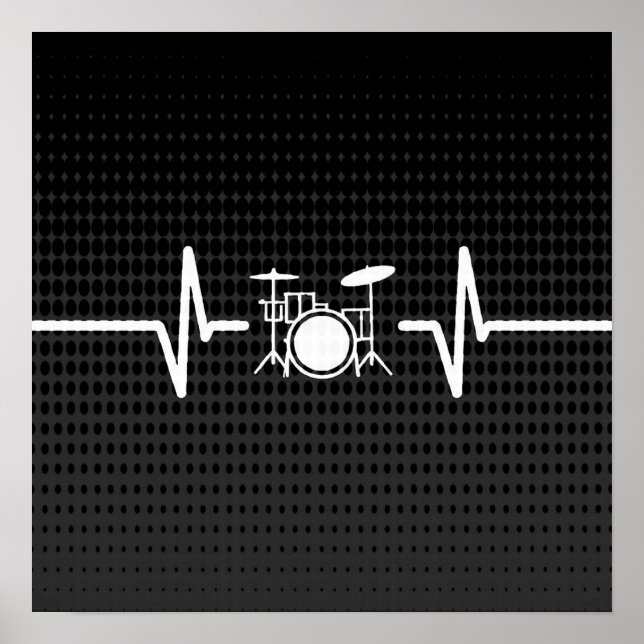 Poster Un cadeau parfait pour ce Drummer que vous connais (Devant)