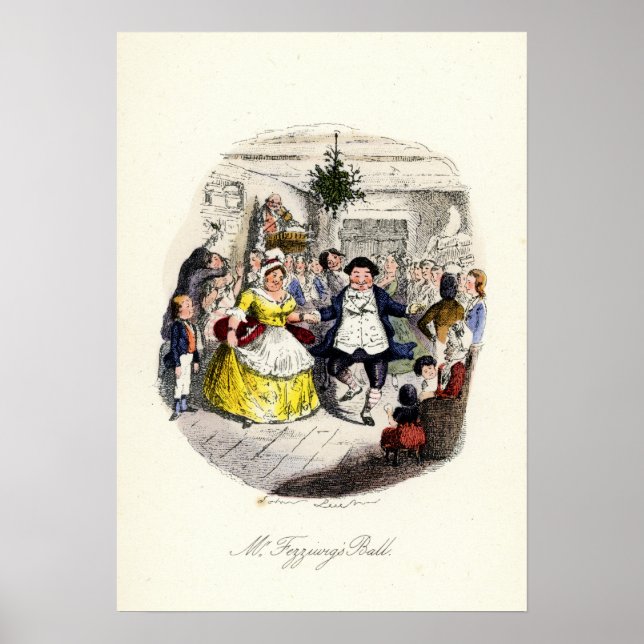Poster Un Carol de Noël - Le bal de M. Fezziwigs (Devant)