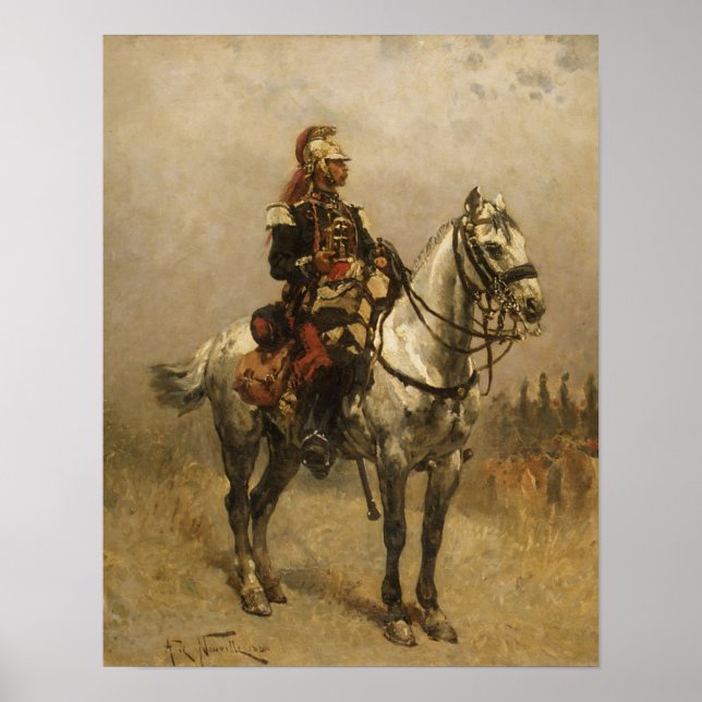 Poster Un cavalier (Devant)