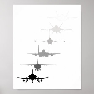 Poster Un chasseur de la Force aérienne lance un F-4 F-11