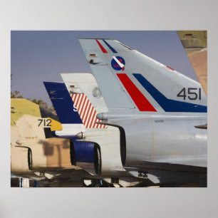 Poster Un chasseur Kfir construit par Israël