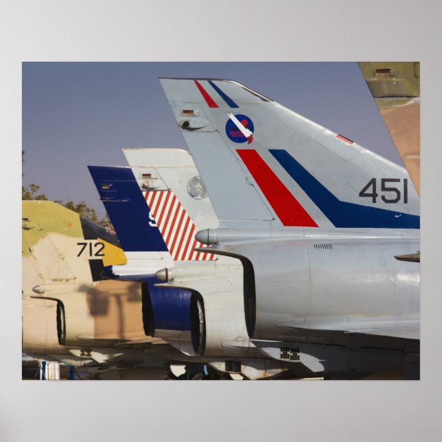 Poster Un chasseur Kfir construit par Israël (Devant)