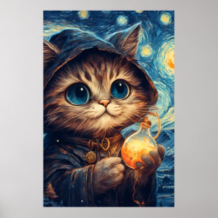 Poster Un chat magique