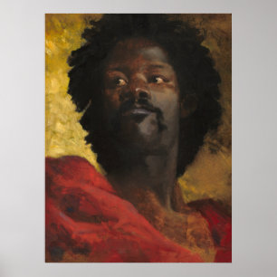 Poster Un chef de l'Abyssinie - Henri Regnault Art