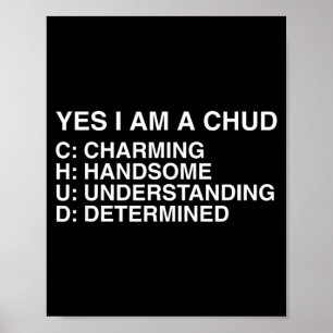 Poster Un CHUD Drôle Débridé Gen Z Argot Memes Brainrot