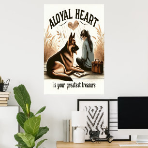 Poster Un Coeur Loyal Et Un Ami Fidèle