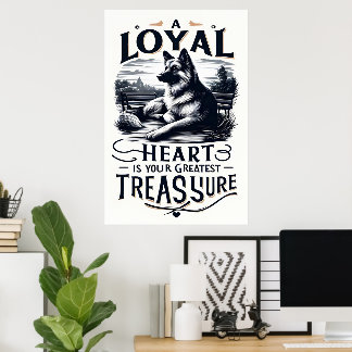 Poster Un coeur loyal plus grand trésor