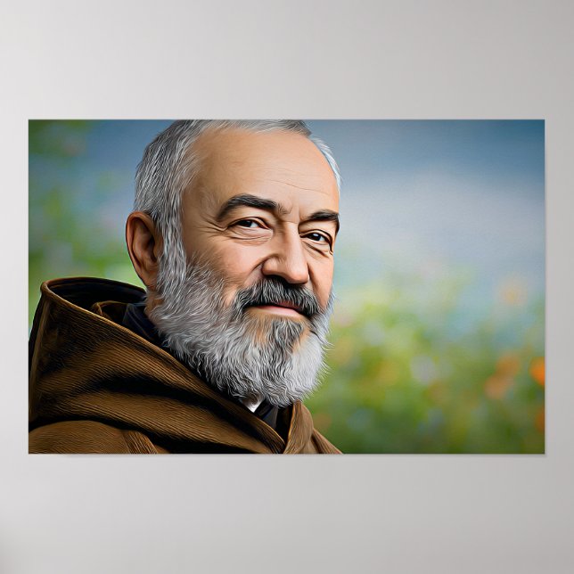 Poster Un coeur pour Dieu : Saint Padre Pio (Devant)