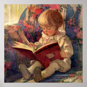 Poster "Un coin tranquille" par Jessie Willcox Smith