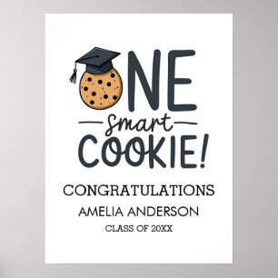 Poster Un cookie intelligent Classe de Graduation de