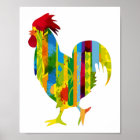 Un coq coloré
