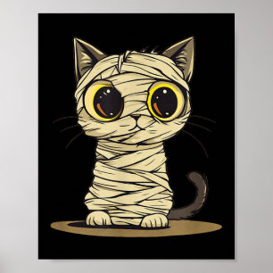 Poster Un Costume De Chat Éffrayant Et Adorable Pour Les 