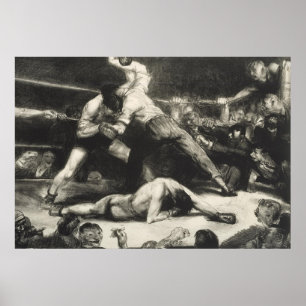 Poster Un coup d'arrêt - George Bellows - 1921