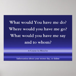 Poster Un Cours En Miracles poster, Citation Spirituelle 