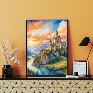 Poster Un crépuscule au château enchanté