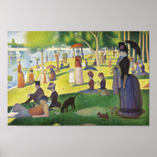 Poster Un dimanche à La Grande Jatte par Georges Seurat