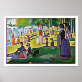 Poster Un dimanche après-midi à La Grande Jatte par Seura