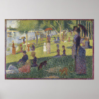Poster Un Dimanche Après-Midi Île La Grande Jatte Seurat