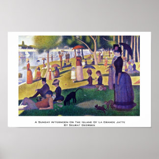 Poster Un Dimanche Après-Midi Sur L'Île
