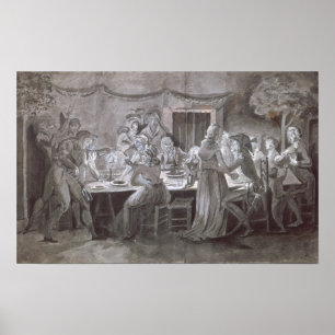 Poster Un dîner Mariage