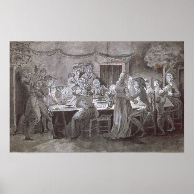 Poster Un dîner Mariage (Devant)